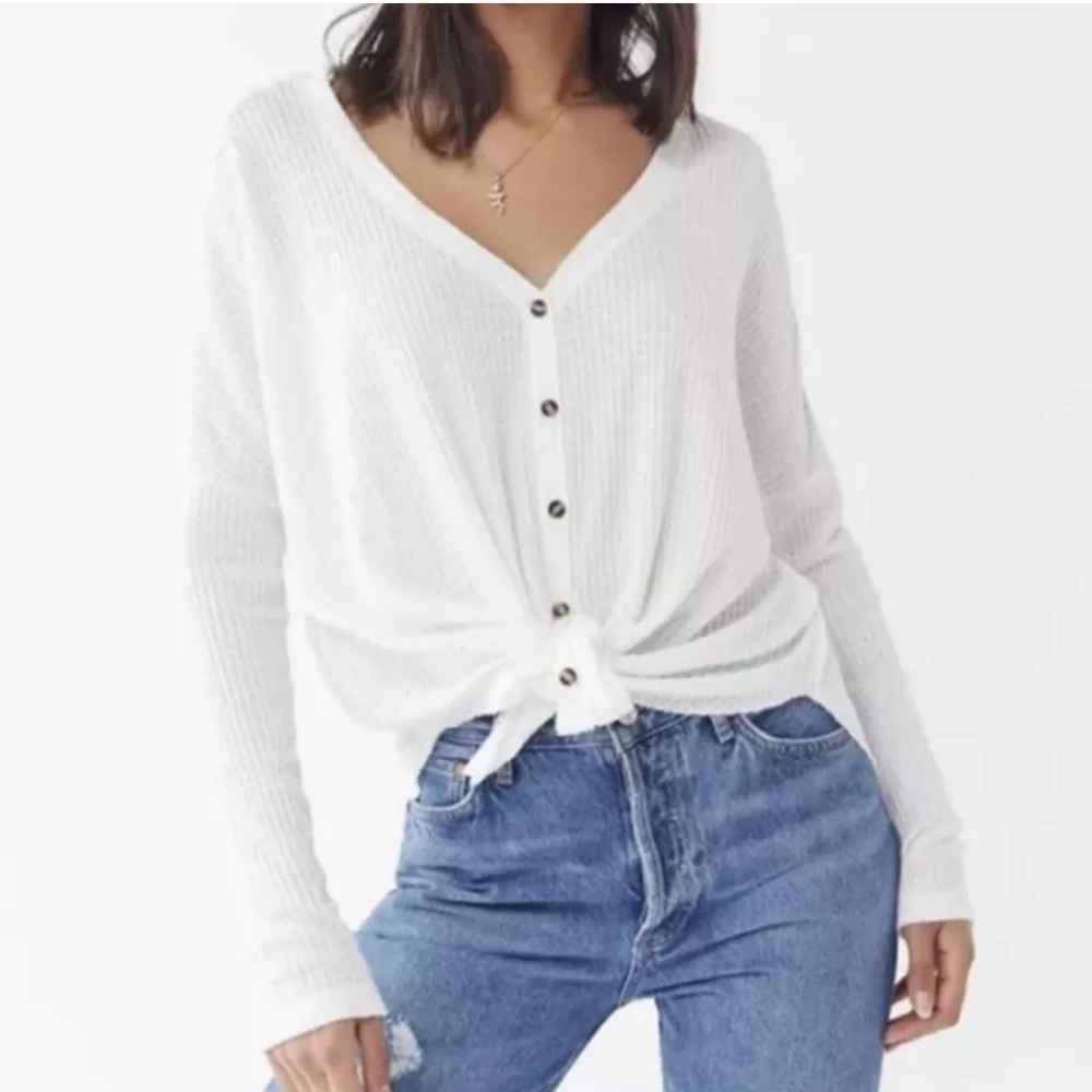 Urban Outfitters Out From Under Oversized Thermal Jojo Shirt XS